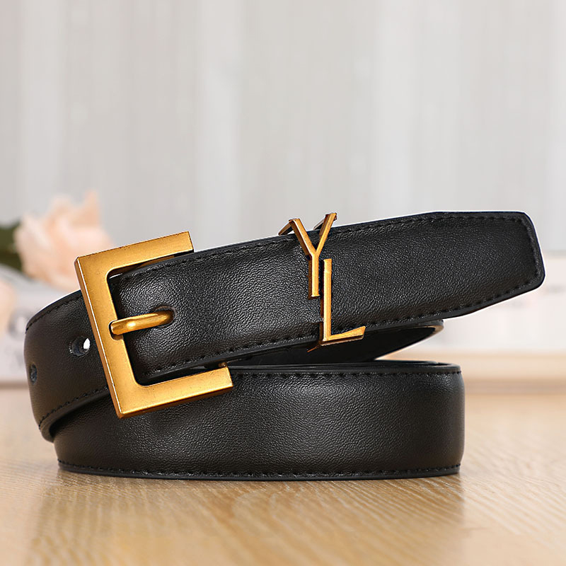 

Belt for Women Genuine Leather 3cm Width Men Designer Belts S Buckle Womens Waistband