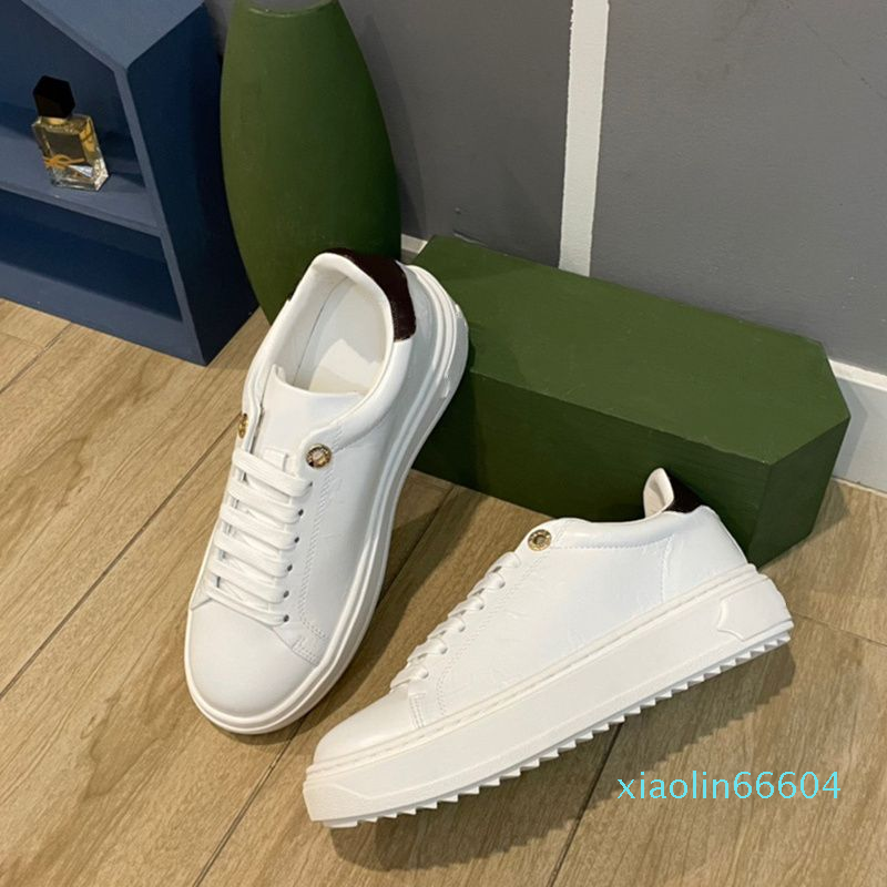 

Casual Shoes Lace-Up Running Trainers Woman Shoe Gym Sneakers Women Travel Leather Fashion Lady Flat Designer Letters Platform Sneaker, 13