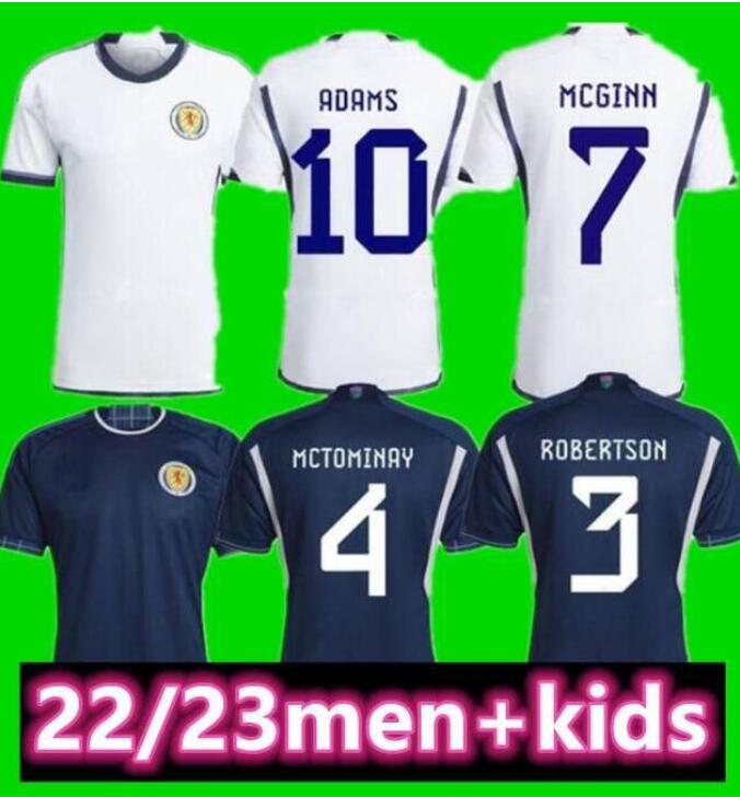 

2022 Scotland MEN Soccer Jersey 22 23 McGREGOR ARMSTRONG McTOMINAY DYKES TIERNEY ADAMS football Shirt national team CHRISTIE ROBERTSON 2023 uniform Shirt kids