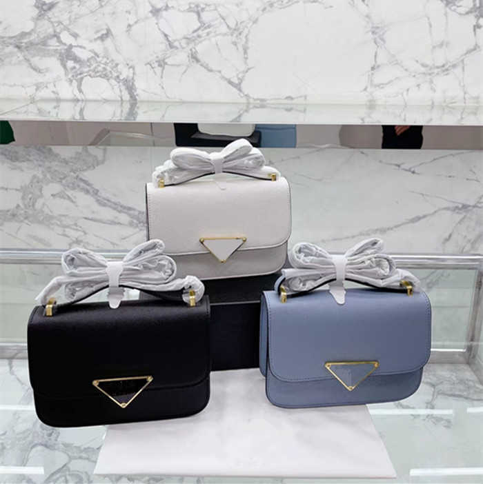 

Handbag Luxury Designers Bags Shoulder Flap 22CM Crossbody Bag Wallets Totes Triangle Letters Tiger Head Beads Chains Hasp Square Purse, Box