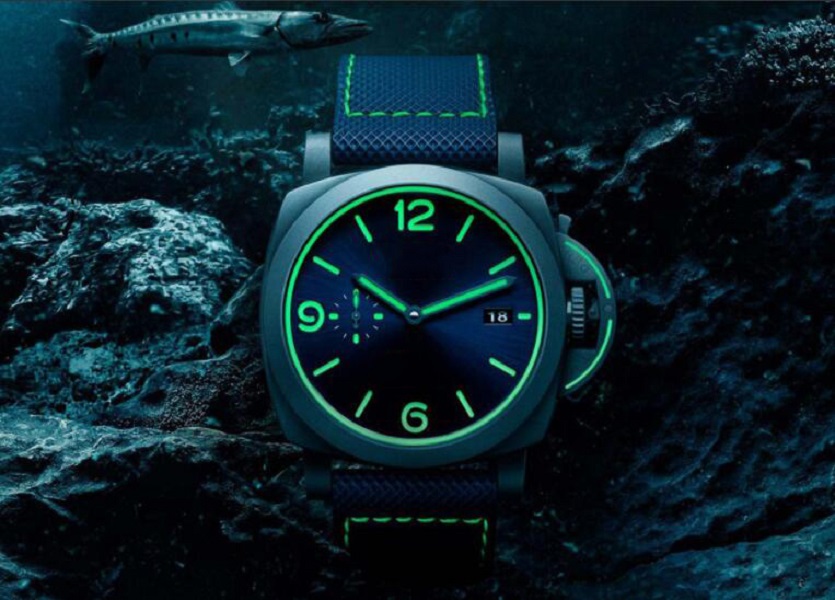 

V7 Topselling Excellent new version Men's Wristwatches 44mm Blue Dial 1117 Blue Luminescent 01119 nylon Strap Bands Automatic Mechanical latest men watches, Black