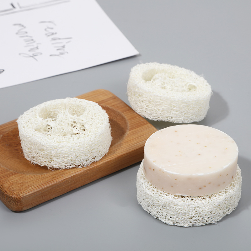 

1 Inch Natural Loofah Sponge Cuts Soap Making Loofah Slices