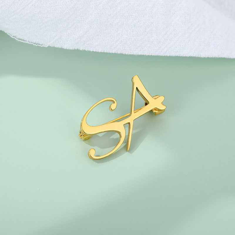 

Pins Brooches Customized Any Name Brooch Personalized Initial Letters Handmade Jewelry Wedding Bridesmaid Gifts For Women Men L221024