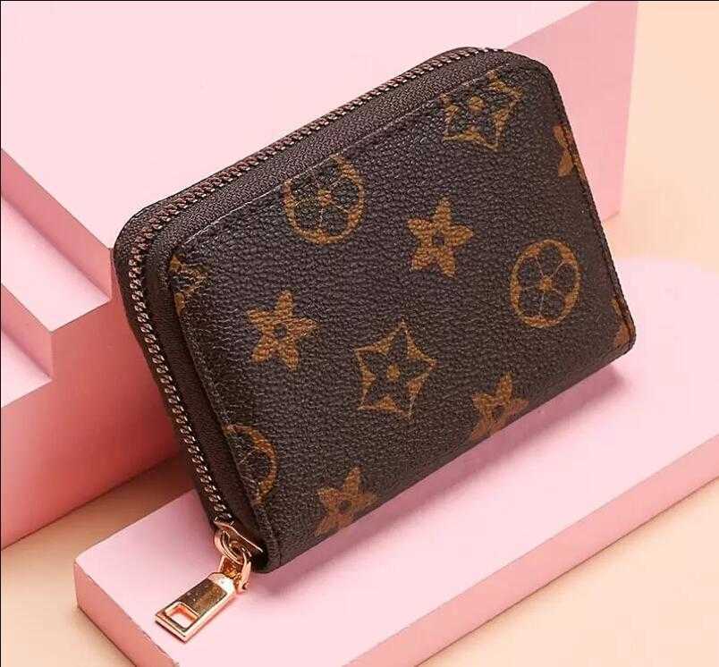 

High Quality Designers Wallets Purses Fashion Short ZIPPY Wallet Monograms Classic Zipper Pocket Pallas Bag Zip Coin Purse with Box