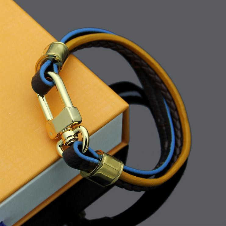 

With Box Woven Hand Rope Bracelet with Bracelet Top Brass Bracelets Magnet Buckle for Men and Women Code Rope