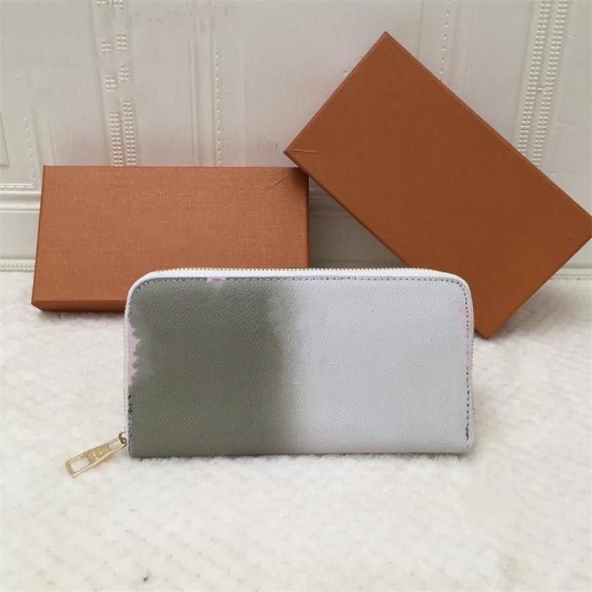 Tote Top Quality Leather Gradient Zippy Long Wallets Women Luxury Bag Sarah Victorine Coin Purse Card Holder Designer Clutch Bags Lady Purses