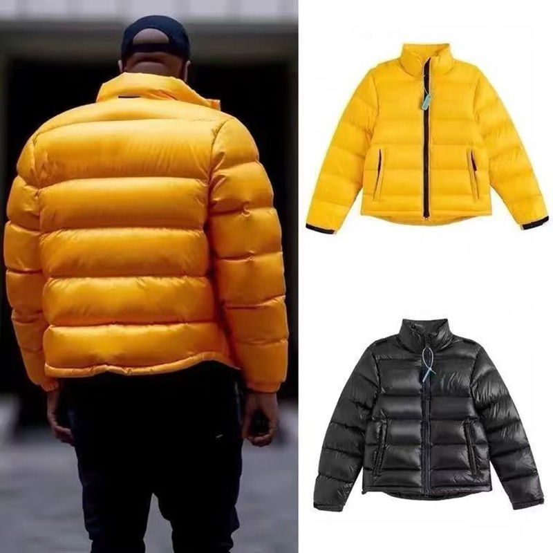Veste matelassée noire pour homme en duvet d'hiver manteaux Parka vêtements d'extérieur coupe-vent manteau de mode avec fourrure garder au chaud
