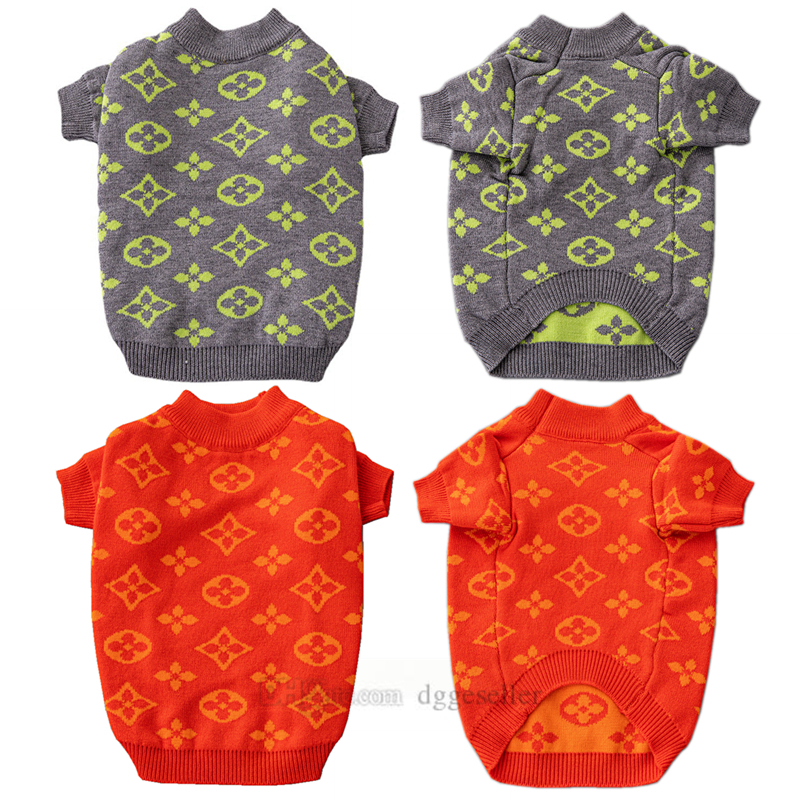 

Designer Dog Clothes Brands Dog Apparel Winter Warm Pet Sweater Knitted Pullover Cold Weather Pets Coats Puppy Cat Sweatshirt Clothing for Small Dogs Red XXL A422