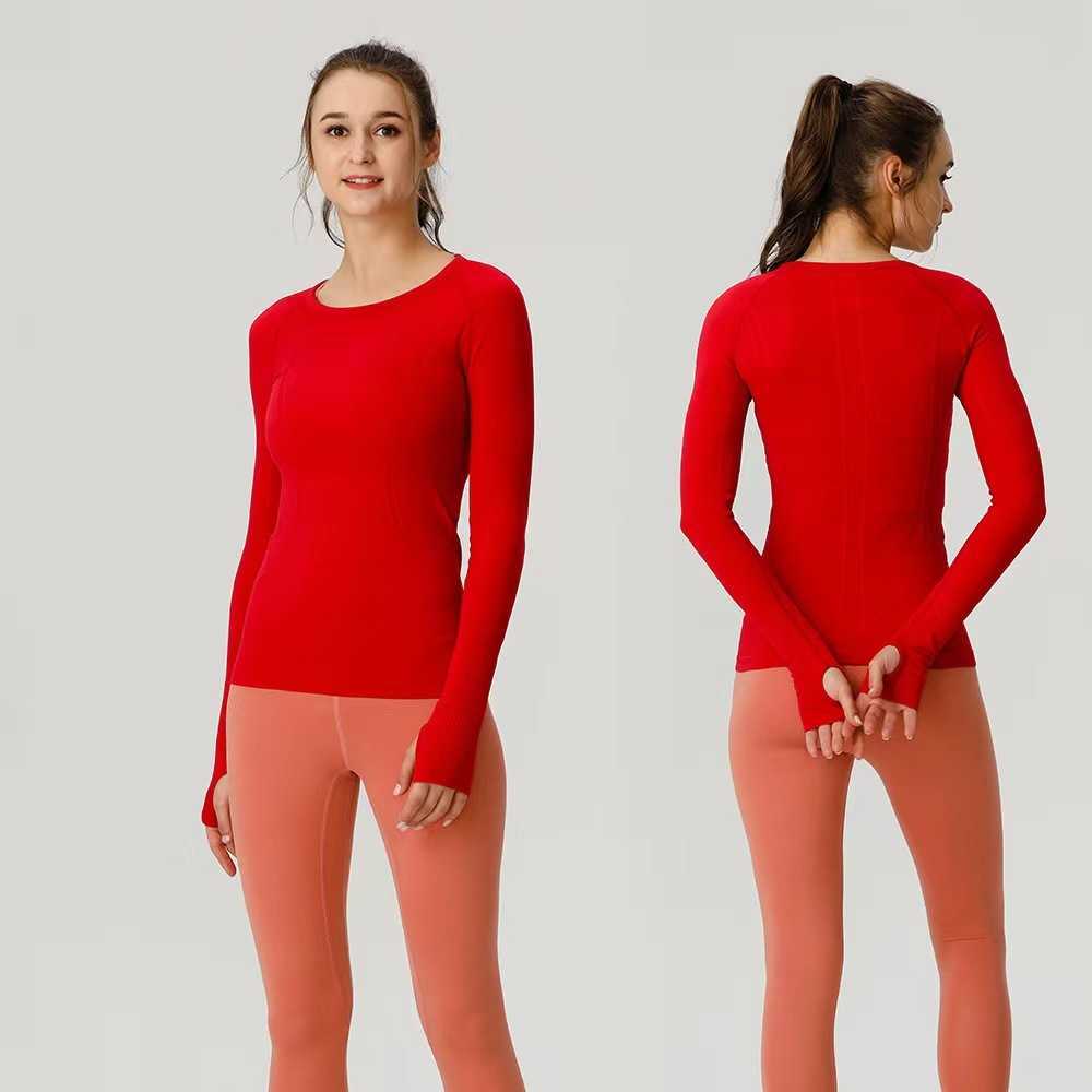 

ladies 1.0Yoga womens Tech wear Swiftly sports t shirts long sleeve outfit T-shirts moisture wicking knit high elastic fitness workout HZJL, 1.16