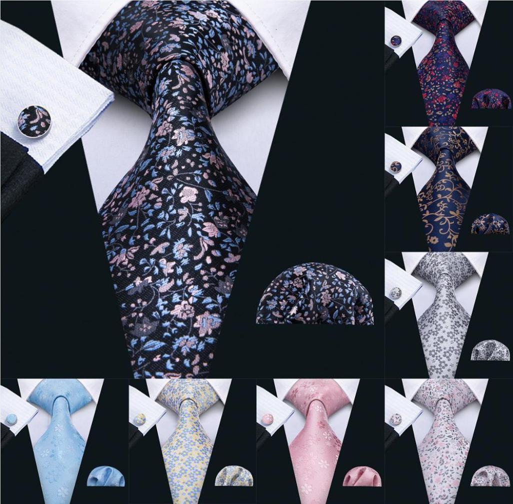 

New 85cm Necktie 100 Silk Mens Tie 10 Colors Floral Ties For Men Wedding Business Style Drop Tie LS107706548