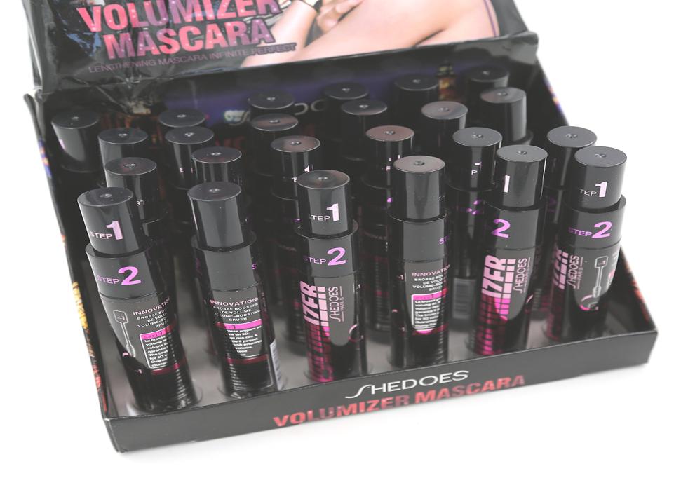 

Mascara 2IN1 Extra Long Lasting Black Volumizer Mascara 24 pcsbox Eye Mascara Makeup 10g 82009097226