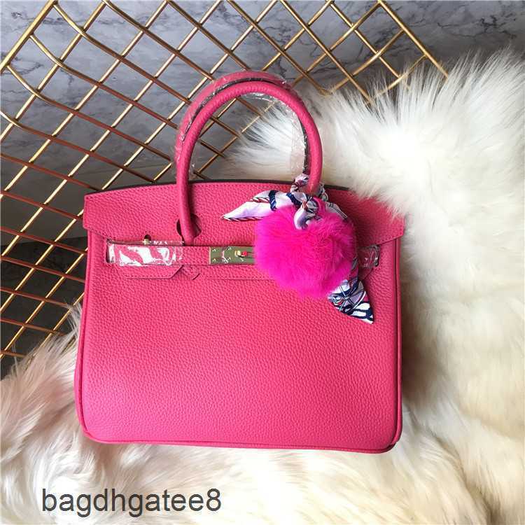 Sac à bandoulirs Hermee Fashion 2022 Birkins Designer Femme Femmes Litchi Grain Hands sacs HEAD CRIO CROSSE CROSSE Large Tote RMSA