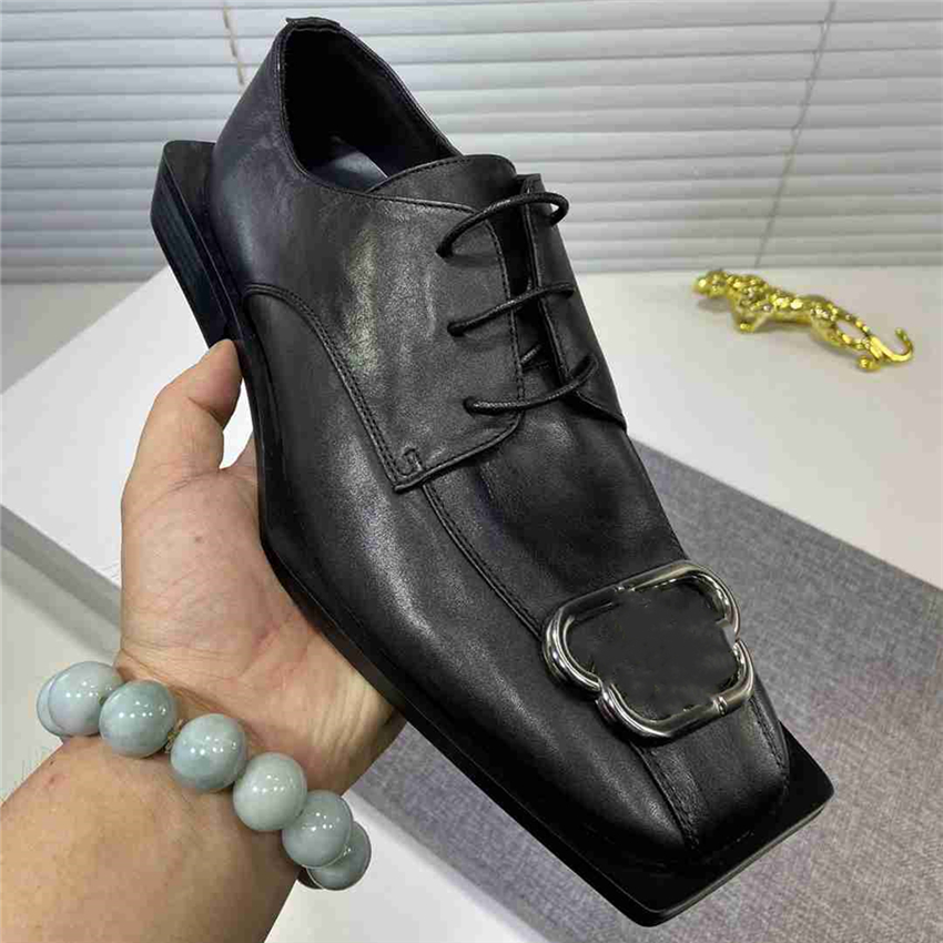 

Top Design Dress Shoes Balencaigaity Men Fashion Business Office Work Party Wedding Casual Flat Shoes 018