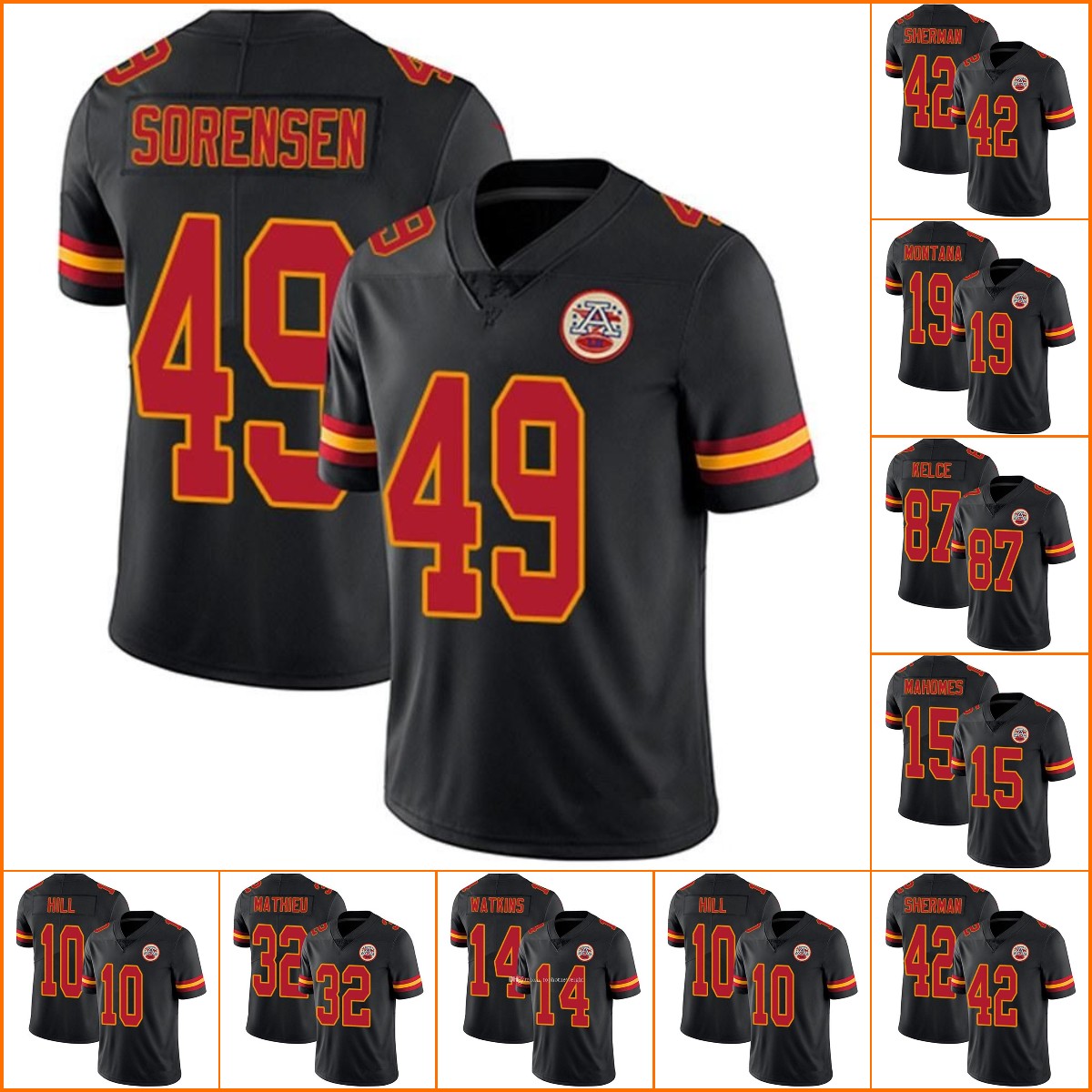 

Jersey Wholesale Custom Kansas''City''Chiefs''MEN Women Football Rush Vapor Youth Limited, 15