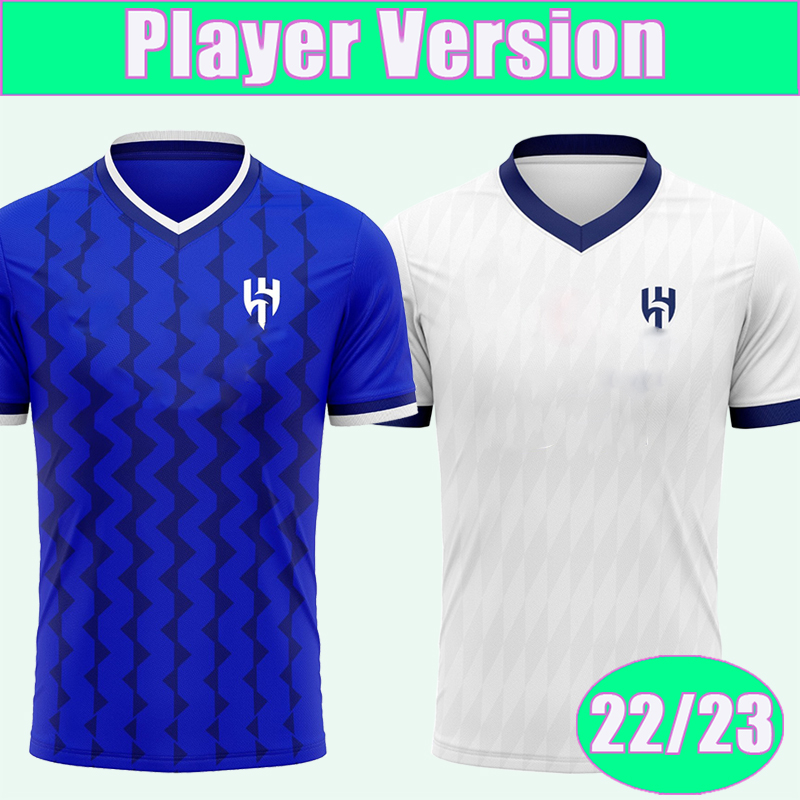 

22 23 Al-Hilal Saudi IGHALO Soccer Jerseys Player Version PEREIRA SALEM M.Kanno Bulayhi Mayoof SALEM A.Carrillo L.Vietto G.Cuellar EDUARDO Home Away Football Shirts, Qy11544 22 23 home no patch