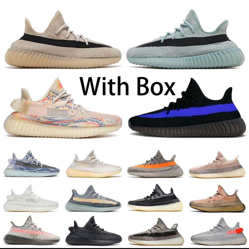 

Running Shoes Semi Trainer Carbon Sneakers Mesh Bred Zebra Static Reflective Ash Pearl White Black Men Women Designer V2 Belgua 2.0 Yeezreel Mono Ice Earth Zyon, # box
