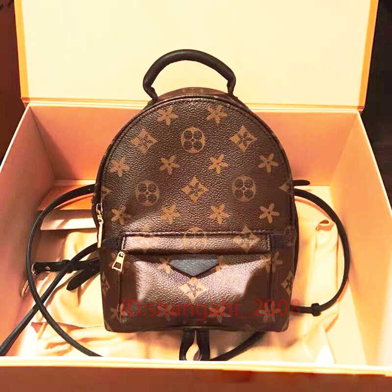 

High Quality Fashion Pu Leather Mini Size Women Bag Children School Bags Backpacks Style Lady backpack Travel HandBag, Box