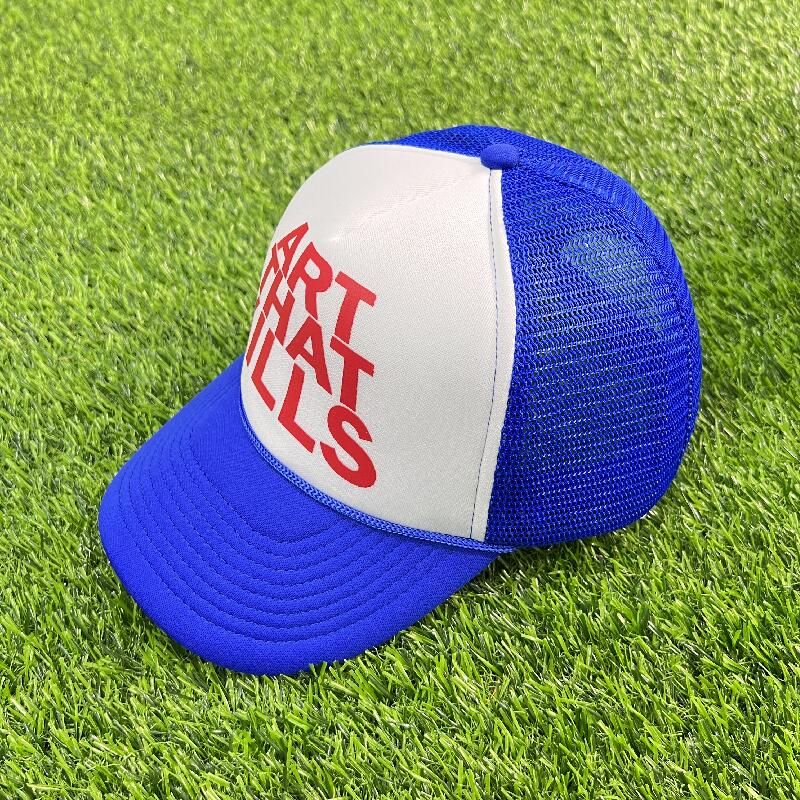 

Fashion Designer Baseball Caps Letters Printed Trucker Hat Sun Hats Outdoor Sport Ball Cap, Blue