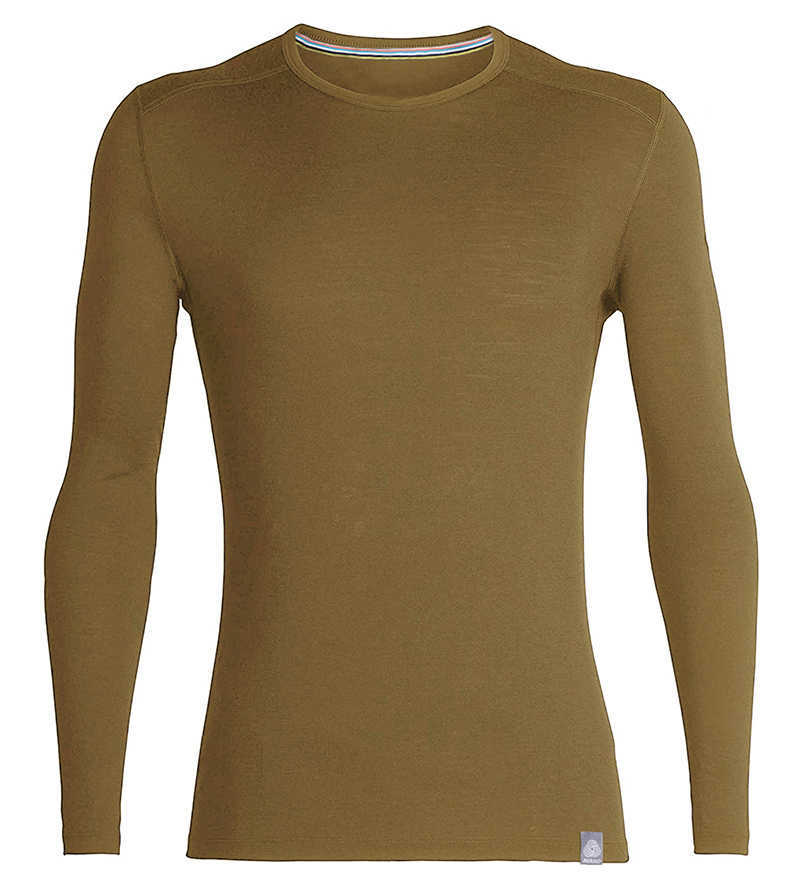 

Men's Thermal Underwear 100 Merino Wool Men Base Layer 250G Merino Wool Midweight Crew Shirts Long Sleeve ermal Underwear Top Everyday Baselayer J221025, Khaki