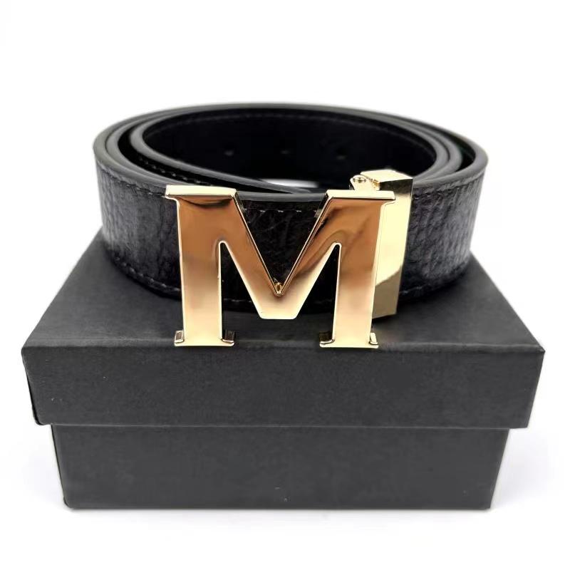 

2023 Fashion Classic Men Designers Belts Womens Mens Casual Letter Smooth Buckle Belt Width 3.4cm
