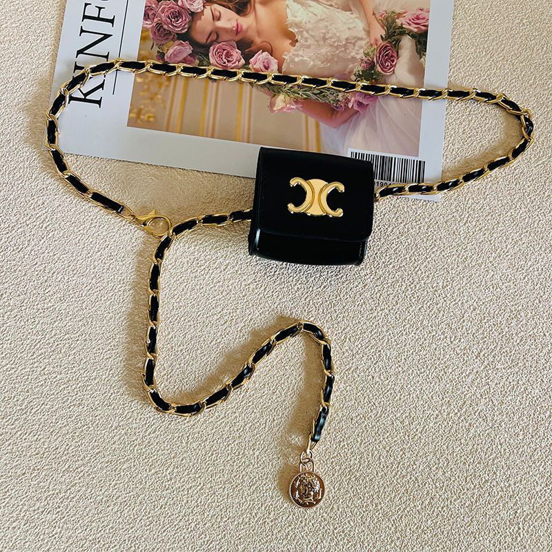 

Women Chains Belts Fashion Designers Belt Luxury Waist Chain Brand Metal Alloy Dress Accessories Waistband Girdle Belts Bags, Gold