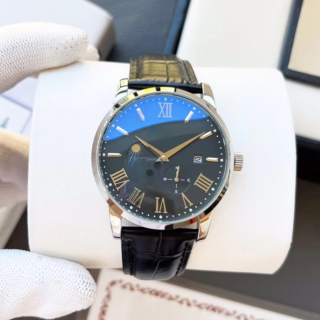 

The new men's watch 316 stainless steel case has a simple 4-needle design, Color 5