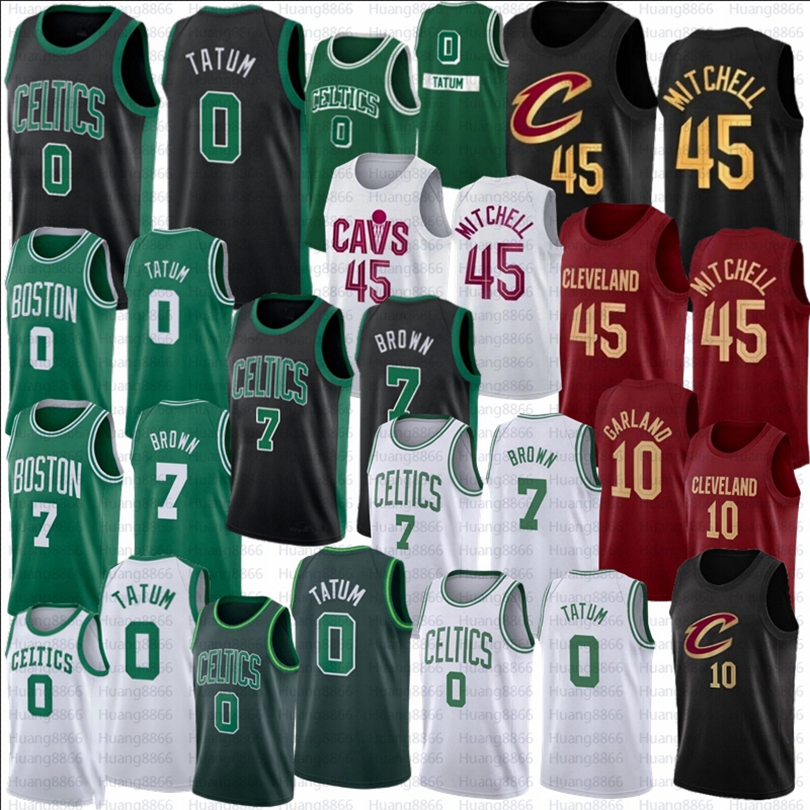 

Jayson Tatum Basketball Jersey New Jaylen Brown Donovan 45 Mitchell Darius Garland jerseys 2022 2023, As