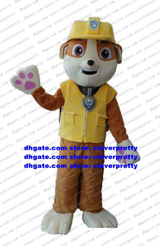 

Rubble Dog Mascot Costume Adult Cartoon Character Outfit Suit Student Activity Professional Speziell Technical zx320, As in photos