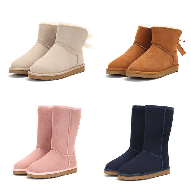 

Designer Snow Boots Australia Boot Suede wool Warm Ankle boot Fur Plush Knee Half Winter Fall Snow Cotton shoes for Men Women Kids children 21-46 422, #39 box