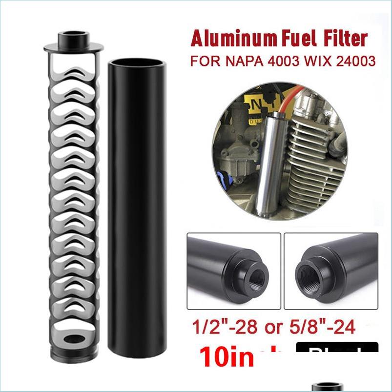 

Oil Filter 10 Inch Spiral 1/228 5/824 Single Core Aluminum Tube Car Fuel Filter Soent Trap For Napa 4003 Wix 24003 Filters Drop Deli Dhhen