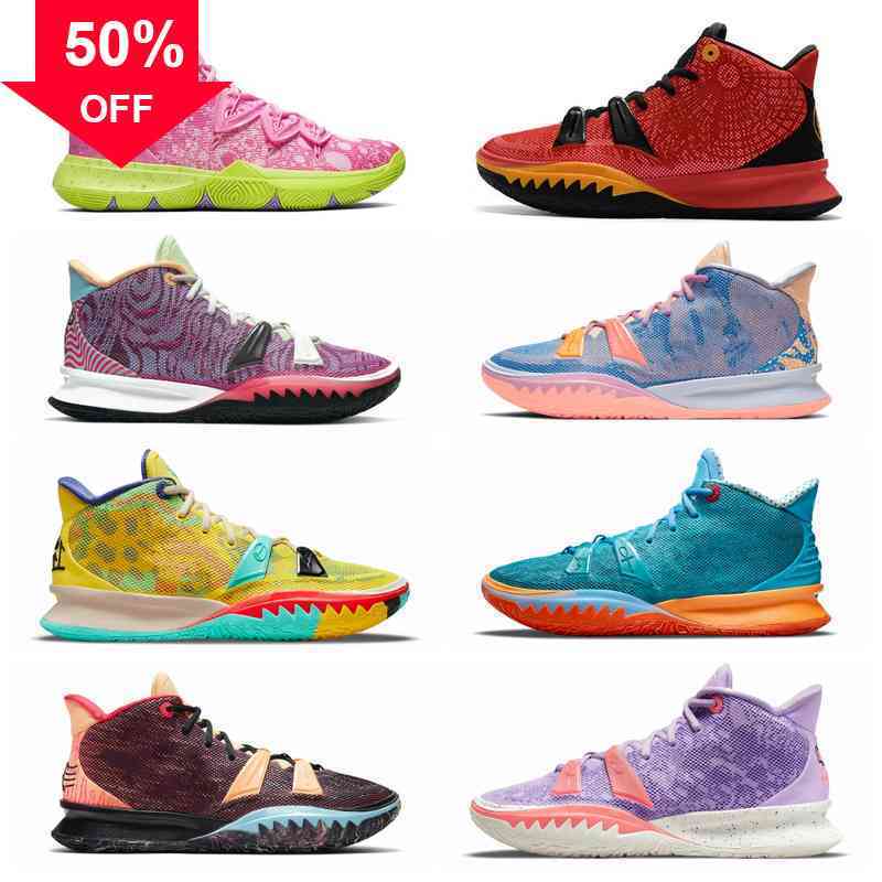 

Kyrie 7 Mens Basketball Shoes Kyries 5 One World 1 People Pink Yellow Roswell Rayguns Preheat Soundwave Daughters Azurie Expressions Bred MK7H, Sb006