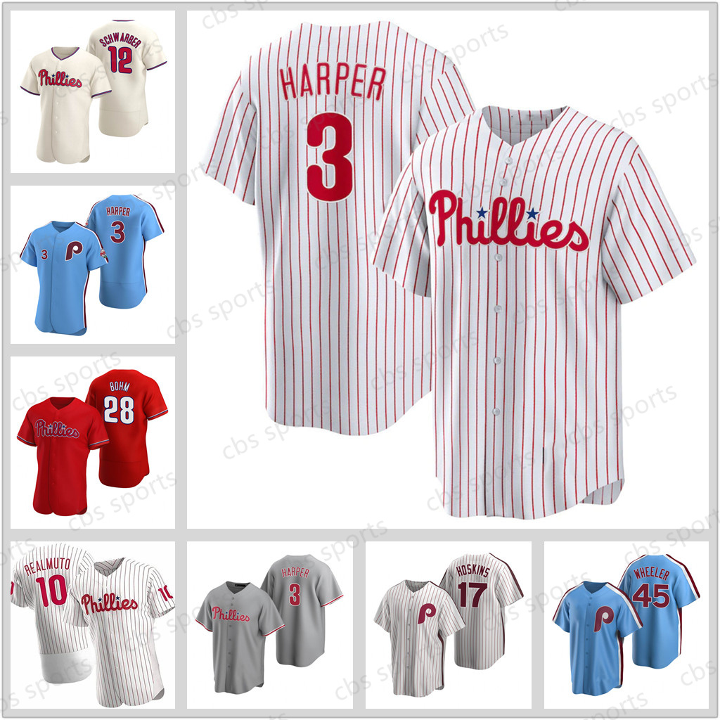 

Top Custom 3 Bryce Harper Jersey 8 Nick Castellanos J. T. Realmuto 12 Kyle Schwarber Rhys Hoskins Aaron Nola Didi Gregorius Scott Kingery Jean Segura Men Women Youth, Style as picture1