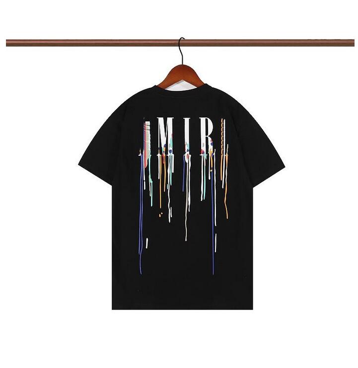 

T-shirts New Mens Womens Men's Designer Shirts Printed Fashion Man -shirt Quality Cotton Casual Eess Short Sleeve Luxury Hiphop Streetwear, 02