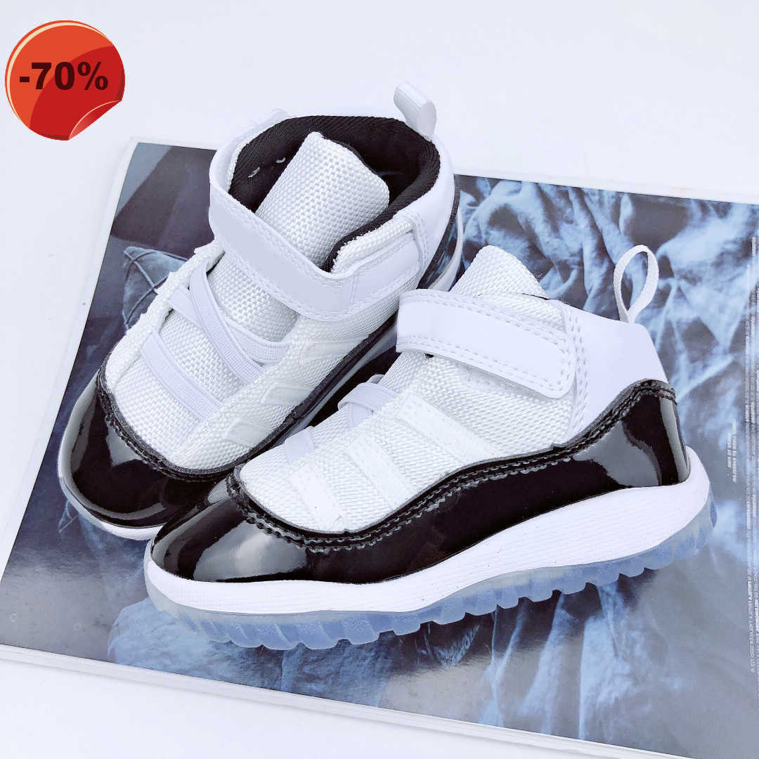 

kids Jumpman 11 basketball shoes Cool Grey XI Cherry jorden Toddler shoes Bred Space Jam Kids running Shoes Sneaker Concord University Red, Fill postage