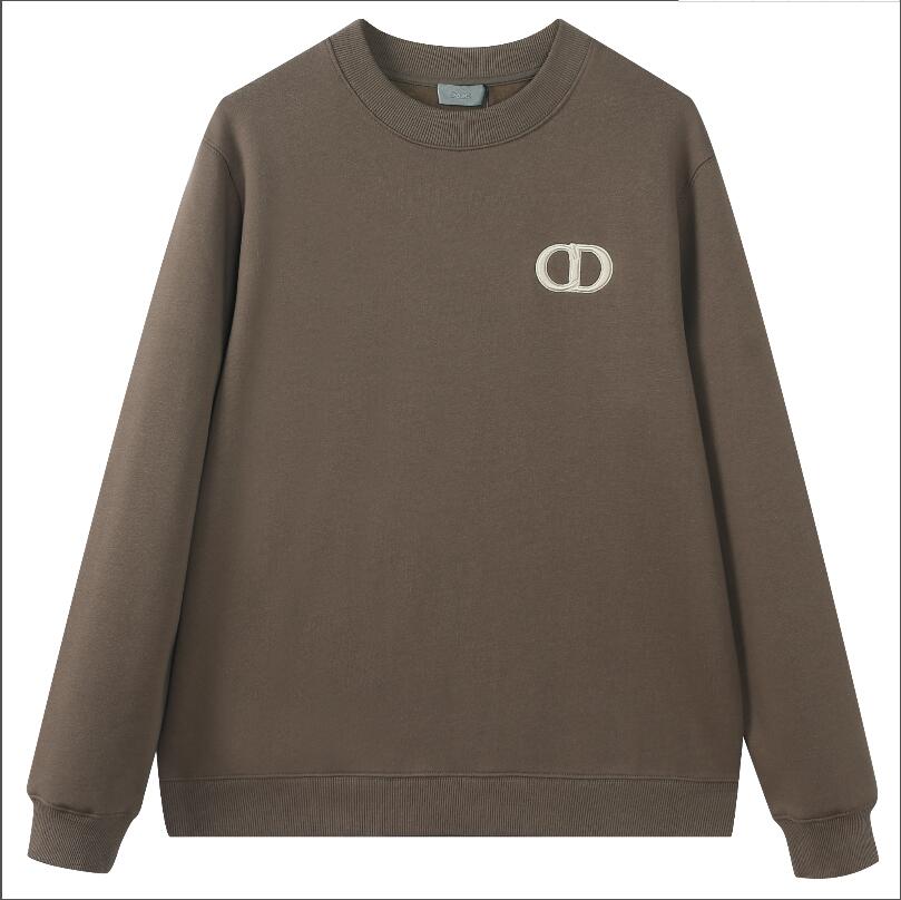 Dior AAAAA quality AW Autumn and Winter New Tactical Sweaters Lcon Classic CD Embroidery OVER SIZE Color Black White Camel