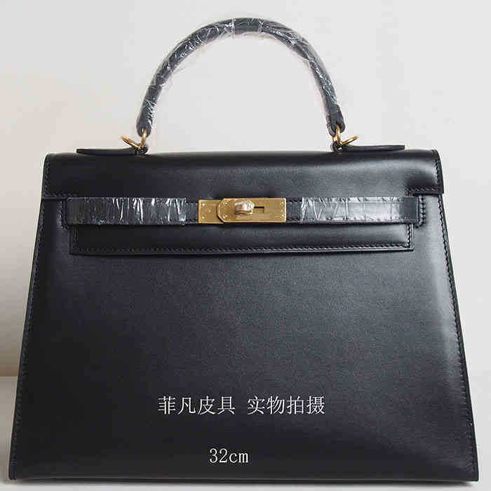 

Hermee Designer Handbag Portable Shoulder Women's keily 25 28 Leather Plain Grain Outer Sewn Real