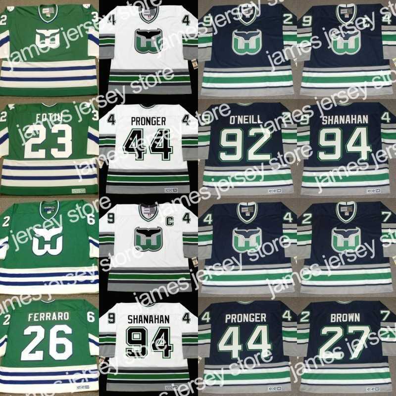 

Hockey Jersey Hartford Whalers NICK FOTIU FERRARO JEFF BROWN KELLY CHASE FRANK PIETRANGELO CHRIS PRONGER KEITH PRIMEAU PAUL COFFEY SHANAHAN, Custom green 1970