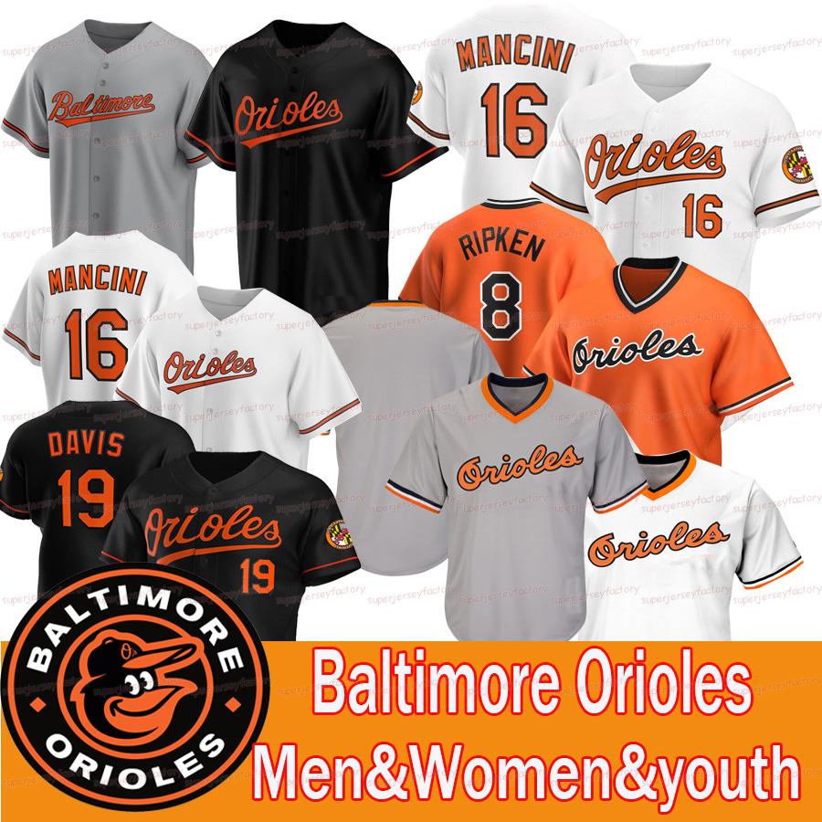 

College wear Trey Mancini Orioles 2022 Little League Classic Jersey 30th Patch Anthony Santander Adley Rutschman Cedric Mullins Cal Ripken J, Orange men s-xxxl