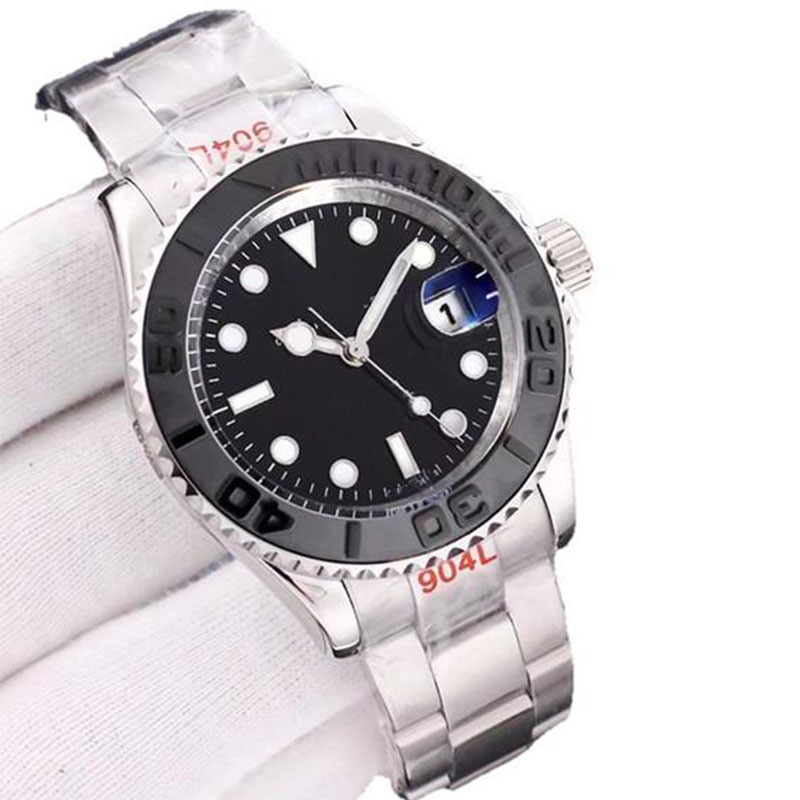 Montre de mode Mouvement automatique Montres Style 2813 Acier inoxydable Boucle déployante Silicone Hommes Montres lumineuse montre de luxe Montr