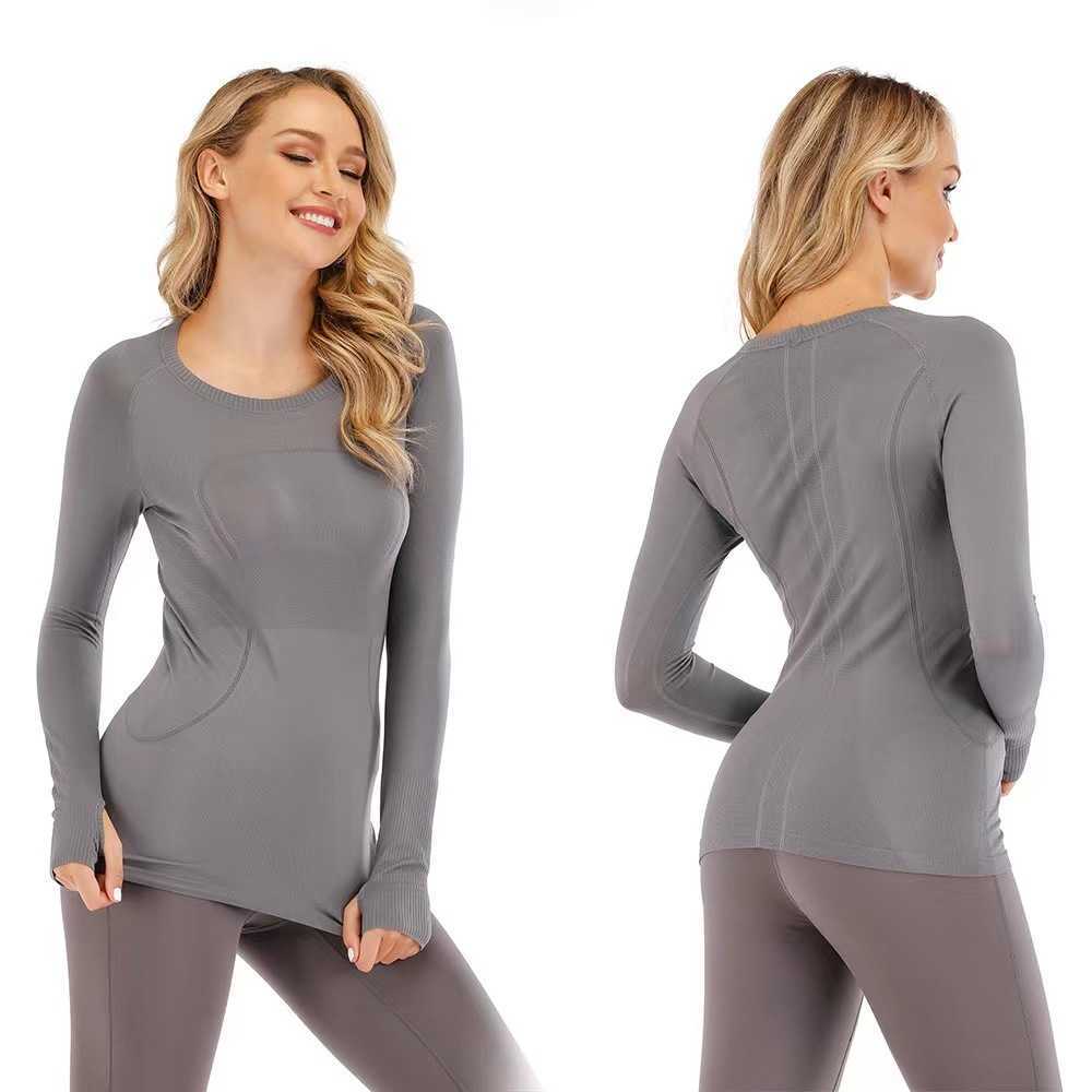 

ladies 1.0Yoga womens Tech wear Swiftly sports t shirts long sleeve outfit T-shirts moisture wicking knit high elastic fitness workout DMAG, 1.20