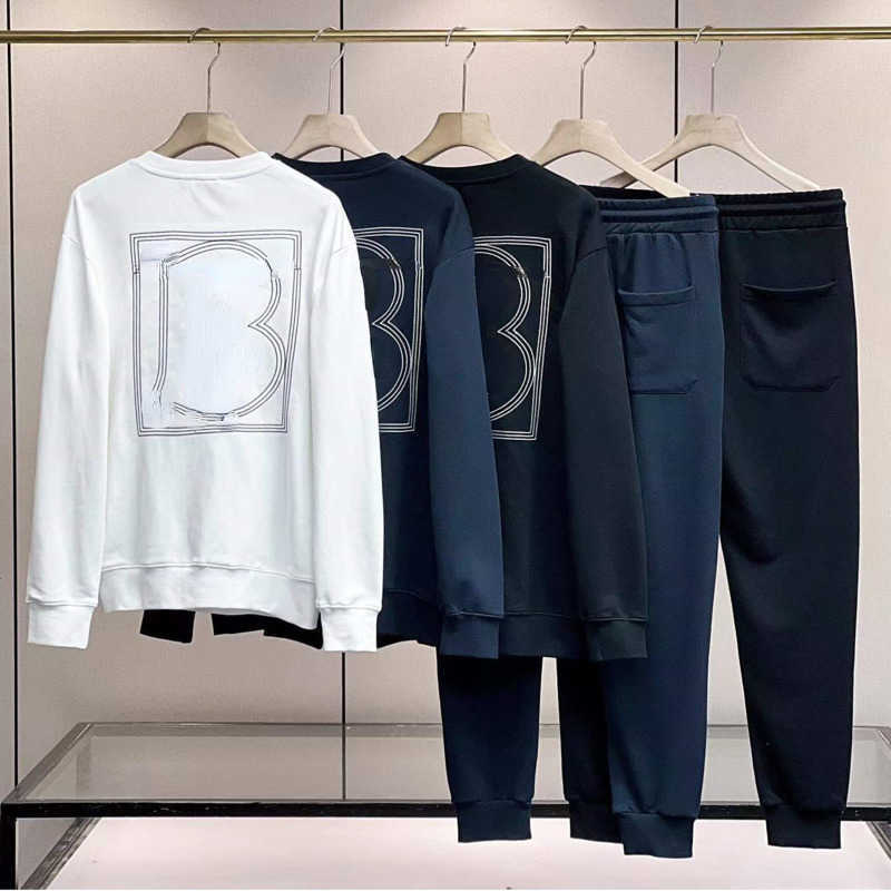 

Bb hoodie men sweatshirt burb designer sweater mens tracksuit women pullover tshirt sweatpants Two piece tb embroidery sportsuit, White+black