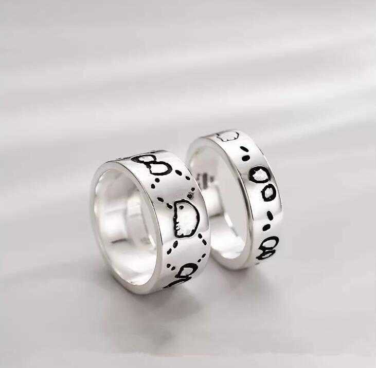 

Designer High Quality Skull Street Titanium Steel Band Ring Fashion Couple Party Wedding Men And Women Jewelry Punk Rings Gift