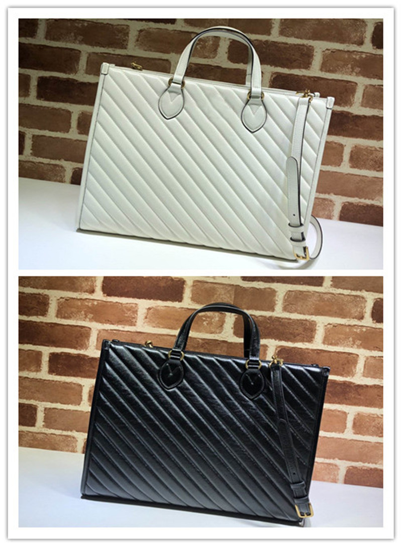 

Designer Luxury 627332 Marmont Tote Matelasse Leather Black Accordion Shoulder Bag medium 7A Best Quality Size 35X28X14cm SNCR