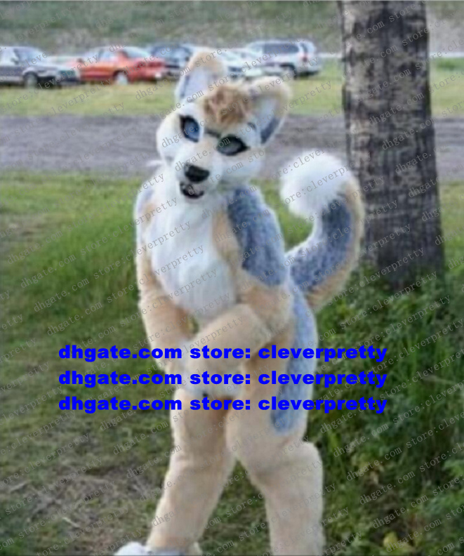 

Furry Husky Dog Wolf Fursuit Mascot Costume Adult Cartoon Character Outfit Suit Greet Guests Film Theme zz7580, As in photos