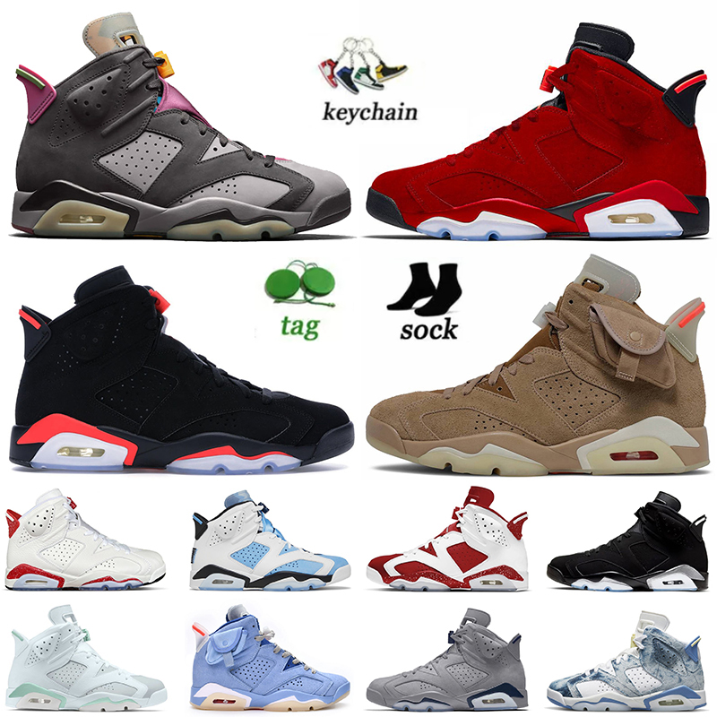 

Classic J6 Men Women 6s Basketball Shoes Black Infrared Toro 6 Georgetown Red Oreo Denim UNC Cactus Jack Blackcat British Khaki J6s Jumpman Scotts Sneakers US 13, D32 washed denim 40-47