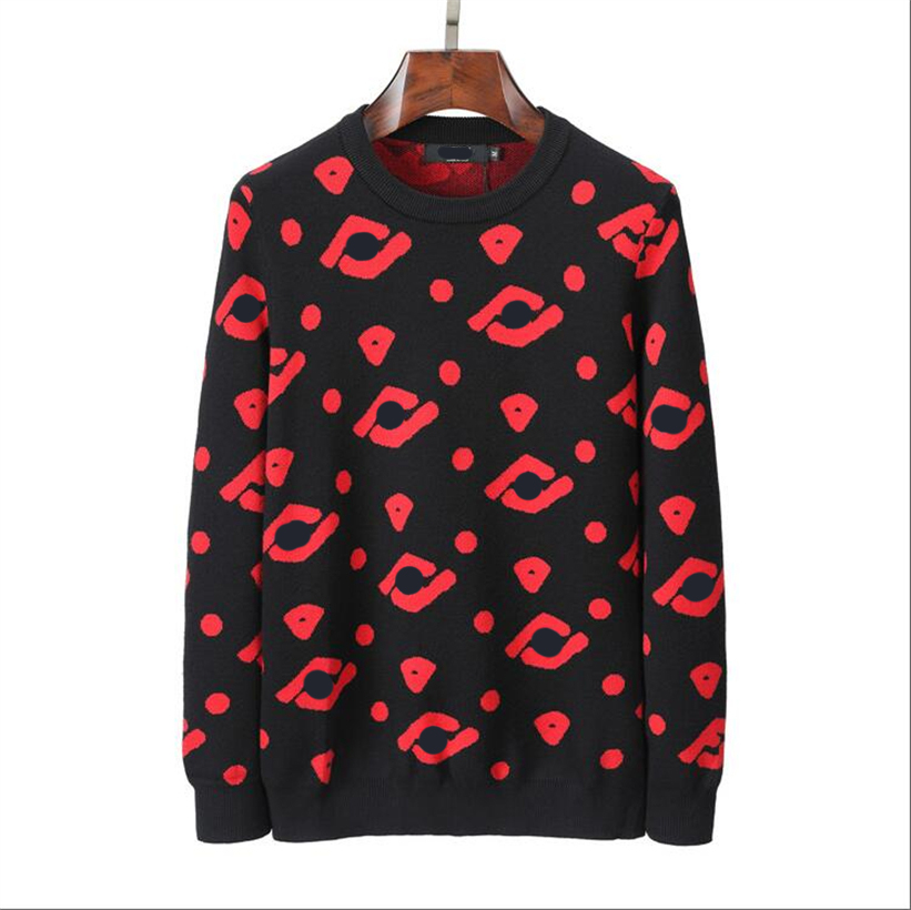 

Man Sweaters Designer Long Sleves Knits Sweater Wool Letters Budge Embroidery Fashion Unisex Hoodies Pullover Sweatshirt Men Tops Knit #242, Black