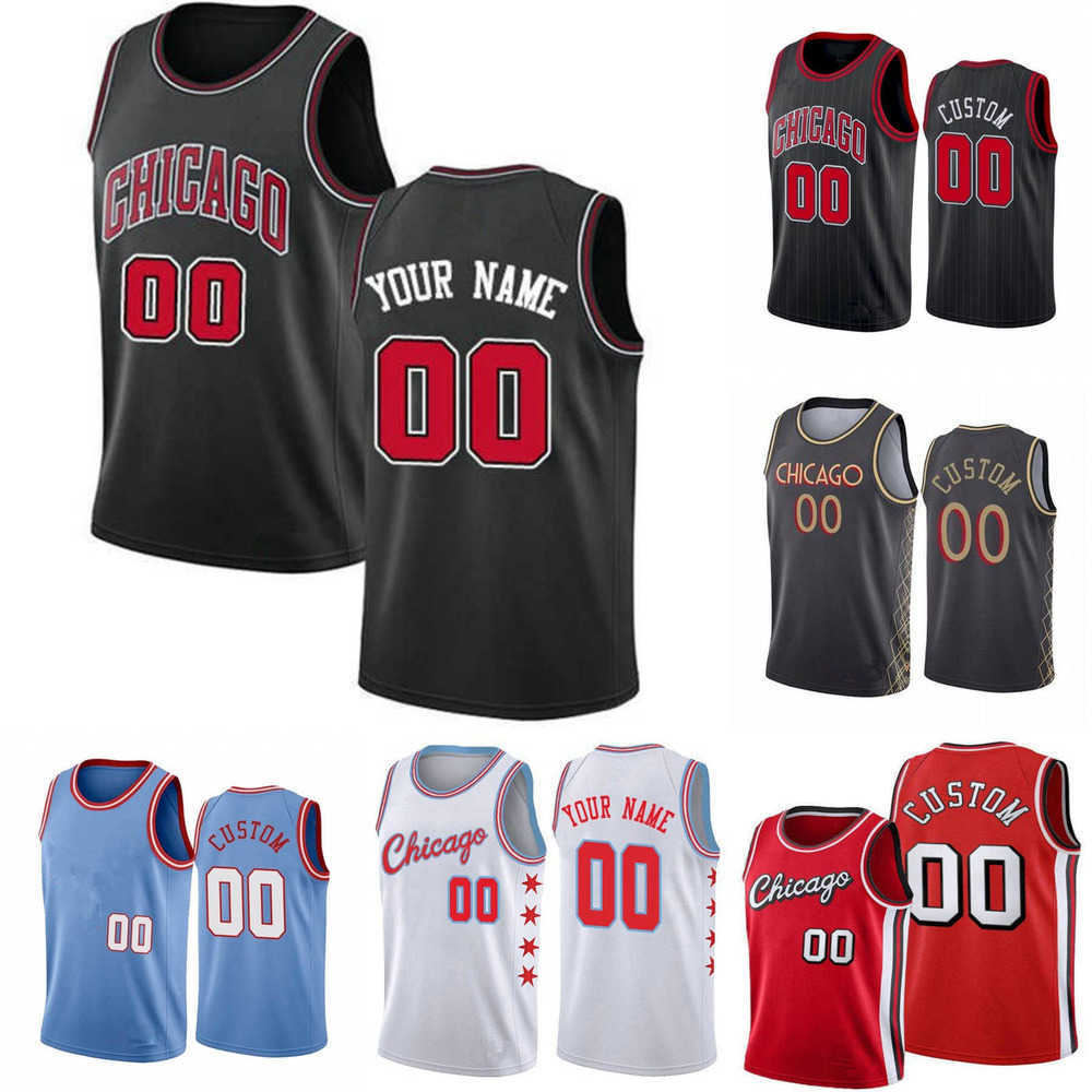 

Chicago''Bulls''Custom Mens Womens Youth Goran 7 Dragic Andre 3 Drummond Alex 6 Caruso Patrick 44 Williams Ayo 12 Dosunmu Basketball Jerseys Black Red, Colour