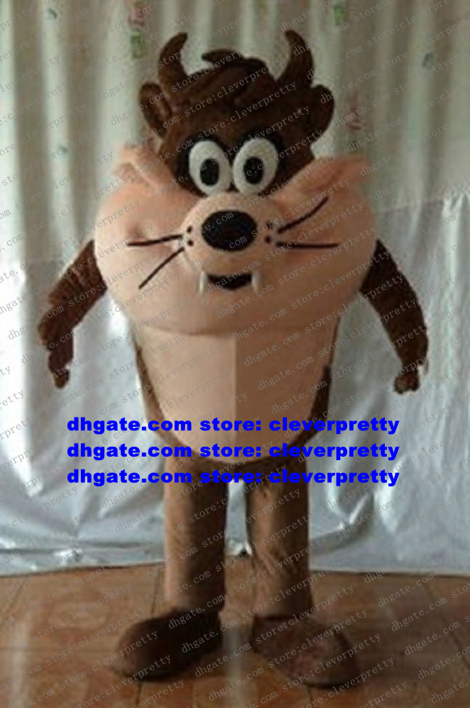 

Brown Tasmanian Devil Bugs Bunny Mascot Costume Mascotte Adult Cartoon Character Outfit Suit Capping Ceremony Amusement Park No.4135, As in photos