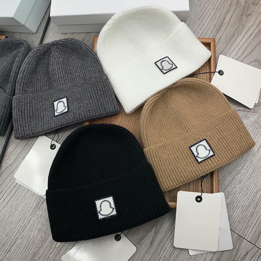 

Fashion Skull Caps Beanie Casquettes Cap Designer Knitted Hat Winter Bucket Hats 4 Color for Man Woman, C1