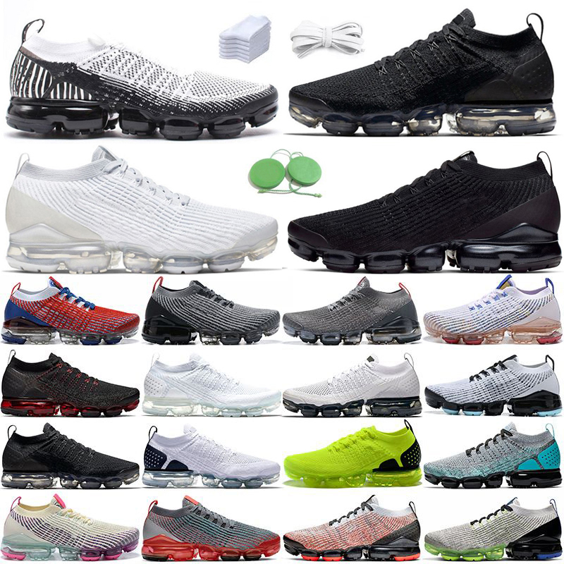 

Fly Knit Mens Running Shoes Sneaker 1 2 3.0 Triple Black White Pink Oreo Glow Green Particle Grey Blue Fury Pure Platinum Zebra Men Women, Color#11